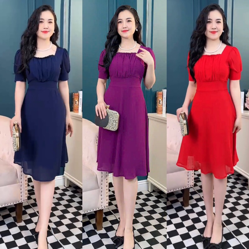 🍒Đầm voan chiffon MLXL2XL