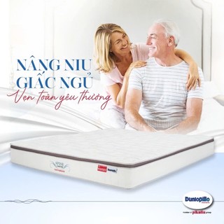 Đệm Lò Xo Dunlopillo Spine-O-Master  Túi 1 Sợi Hỗ Trợ Cột Sống Vững Chắc, Kháng Khuẩn - Cao 26cm
