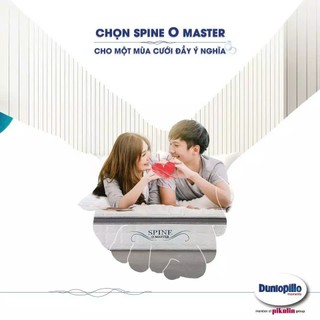Đệm Lò Xo Dunlopillo Spine-O-Master  Túi 1 Sợi Hỗ Trợ Cột Sống Vững Chắc, Kháng Khuẩn - Cao 26cm
