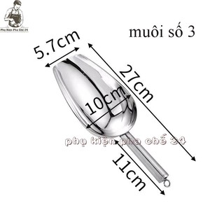 Muôi Xúc Đá Inox|Muôi Xúc Hạt