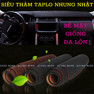 Thảm taplo ô tô, thảm taplo Toyota Altis 2014 - 2021 da carbon chính hãng QMCAR thảm k cong vênh