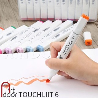 [ARTDOOR] Bộ bút Marker TOUCHLIIT 6 Cơ Bản (hộp nhựa) diễn họa kiến trúc, đô thị, đồ án nội thất