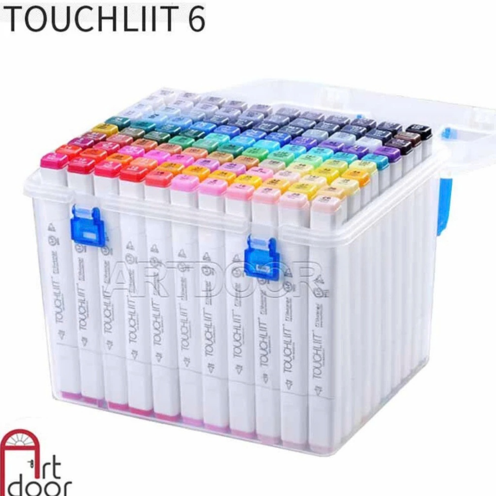 [ARTDOOR] Bộ bút Marker TOUCHLIIT 6 Cơ Bản (hộp nhựa) diễn họa kiến trúc, đô thị, đồ án nội thất