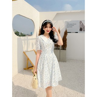 Váy hoa cổ sen thiết kế Charme 302016