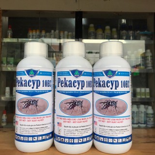 Thuốc diệt muỗi Pekacyp 10EC (Chai 1 lít) sử dụng