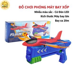 Đồ chơi phóng máy bay bằng xốp, chất liệu EPP cao cấp bền đẹp, đồ chơi an toàn cho bé, chứng nhận Intertek - Sunny Kids