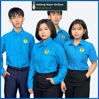  Áo sơ mi Công Đoàn Việt Nam chất vải kate sil thoáng mát VNO144 