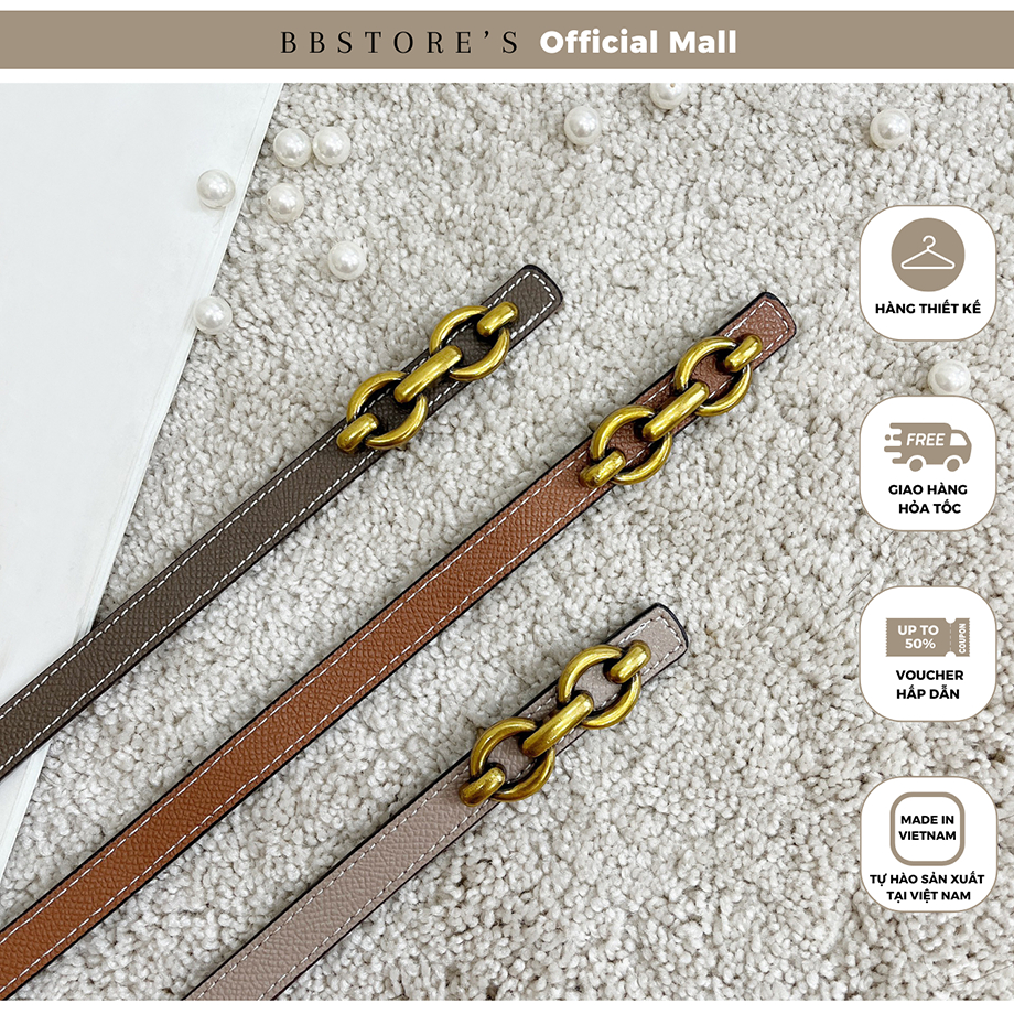 Thắt Lưng Nữ Bảng Nhỏ Khóa Hợp Kim BBSTORE'S -TK2300