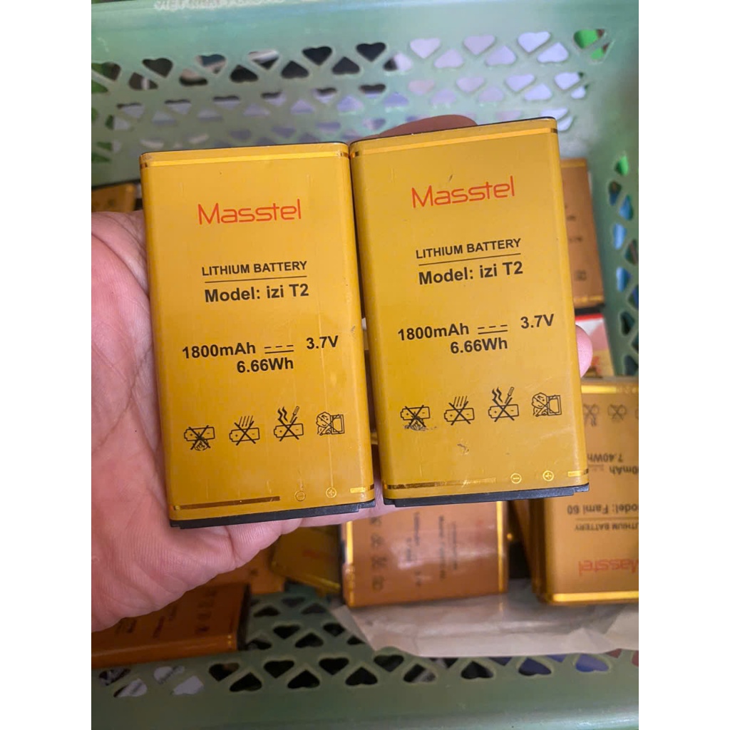 Pin masstel izi T2/T5/T6/T10/S2/ izi 26/A2/IZI30/Fami30/33/60s 4G dùng chung zin mới 100%