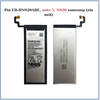 Pin samsung  EB-BN920ABE ,Note 5 N920,mới