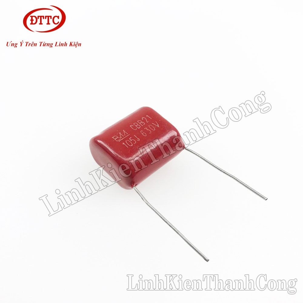 Bộ 10 Chiếc Tụ CBB 1uF 105J 630V 20mm