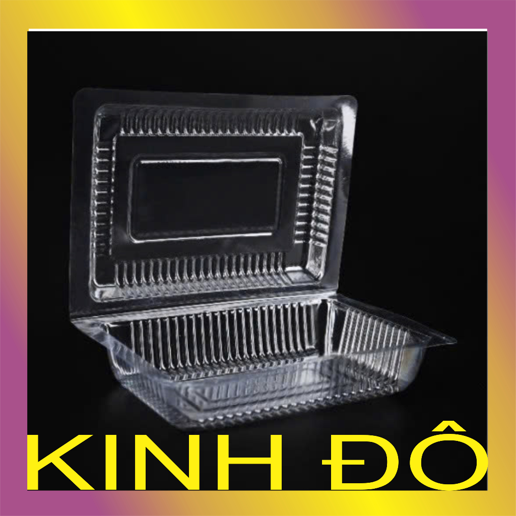 Lốc 100 cái hộp nhựa định hình H30 / H21- Hộp đựng bánh sukem_kinh đô