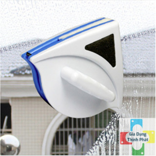 Dụng cụ lau kính tam giác 2 mặt nam châm lau sạch kính chung cư giúp bạn vệ sinh cực tốt