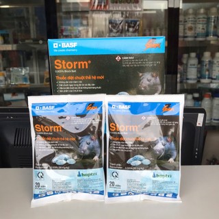 Thuốc diệt chuột Storm 0.005% ( Gói 20 viên, gói 4 viên)