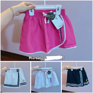 Quần váy hè thể thao 4 màu cho bé gái siêu xinh