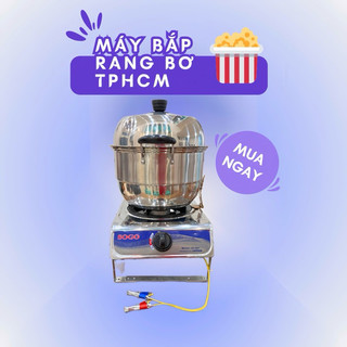 Máy làm bắp rang bơ 34cm Bếp gas lớn 