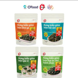 Rong biển giòn trộn khô gà, hải sản, hạt óc chó hạnh nhân OFood 40g
