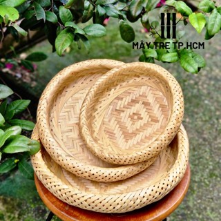  Mẹt tre cao cấp đan bằng cật tre 2 lớp chắc chắn,hàng thẩm mỉ sang trọng. dùng đựng bánh mứt để bàn 