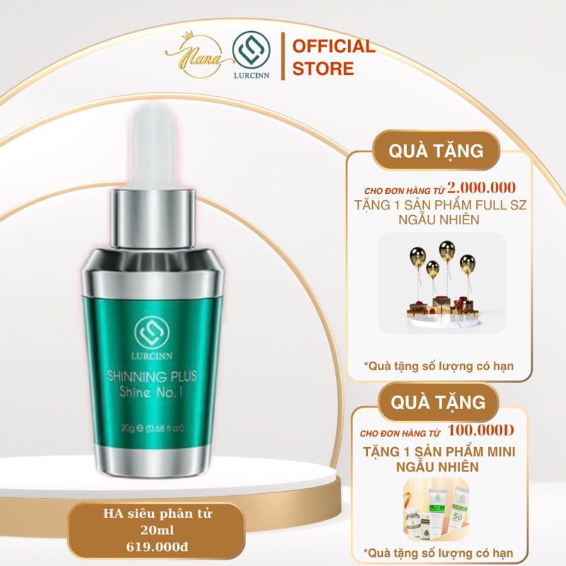 HA siêu phân tử( cấp ẩm, căng bóng) 20ml