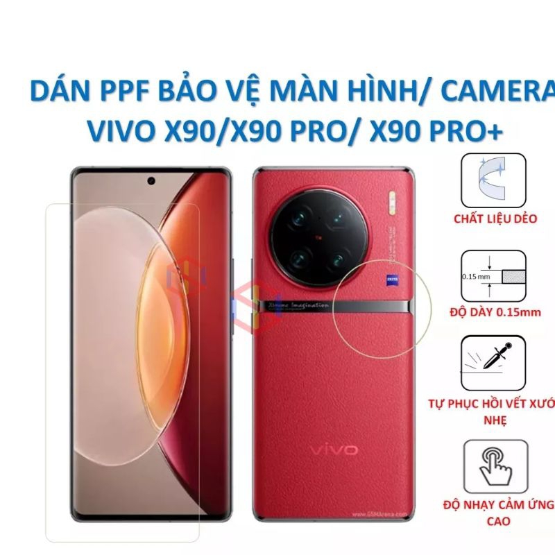 Dán PPF smartphone màn hình, camera vivo X90/x90 pro/X90 pro+ NTS Shop