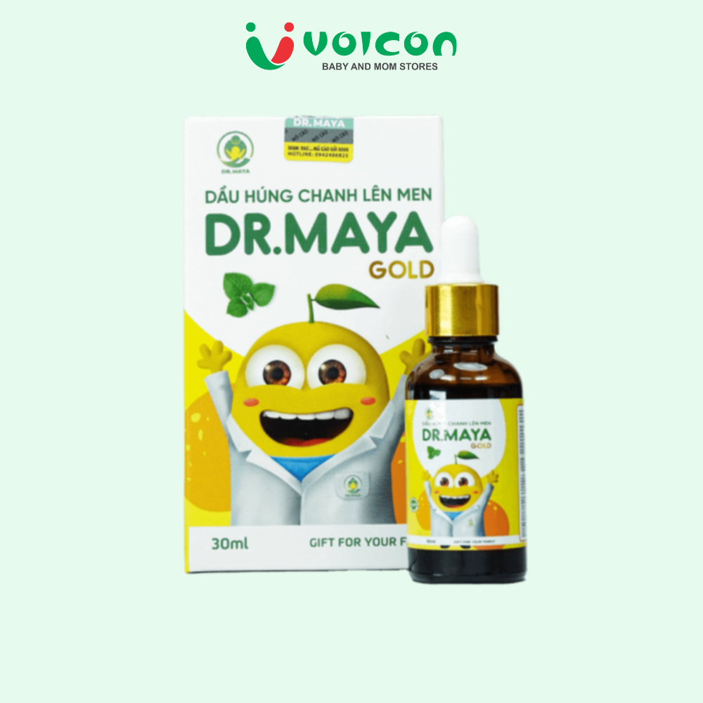 Dầu húng chanh lên men Dr.Maya Gold (Minion Gold mẫu mới)