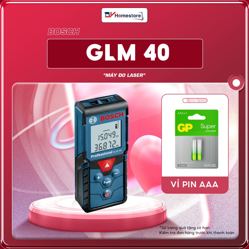 Máy Đo Khoảng Cách Bosch GLM 40