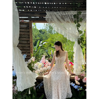 [HAN’S STORE] VÁY MAXI REN FORM CORSET DÁNG XOÈ CHUẨN FORM(ẢNH THẬT)