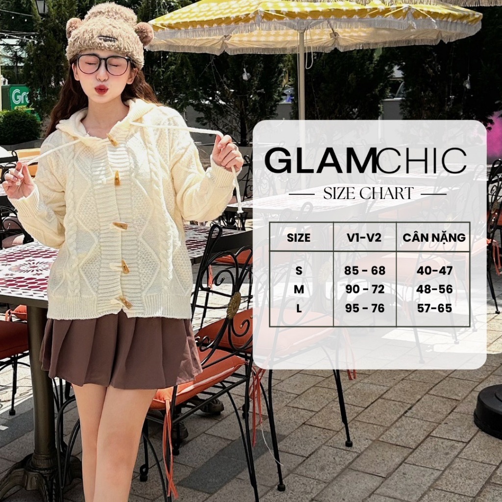 Áo Len Nữ  Nikaru Cardigan Có Cúc Dễ Thương, Áo Cardigan Nữ Vải Len Lông Thỏ Thu Đông Glamchic | BigBuy360 - bigbuy360.vn