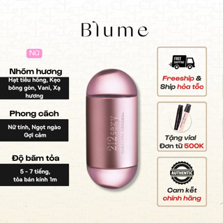 [ Mẫu Thử 10ML ] Nước Hoa Nữ 212 Sexy Woman mùi quyến rũ