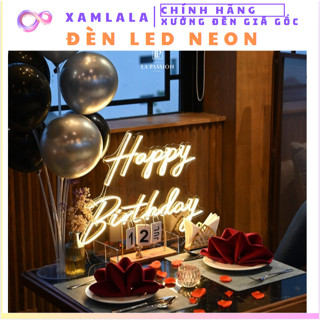 Đèn Led Neon Chữ Happy Birthday Để Bàn, Trang Trí Sinh Nhật |XƯỞNG ĐÈN XAMLALA