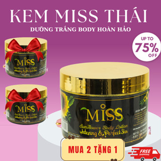 Kem Body Miss Thái Lan Sunflower [MUA 2 TẶNG 1] Dưỡng Trắng, Makeup, Chống Nắng bản có tem Thái xịn chống hàng giả 170gr