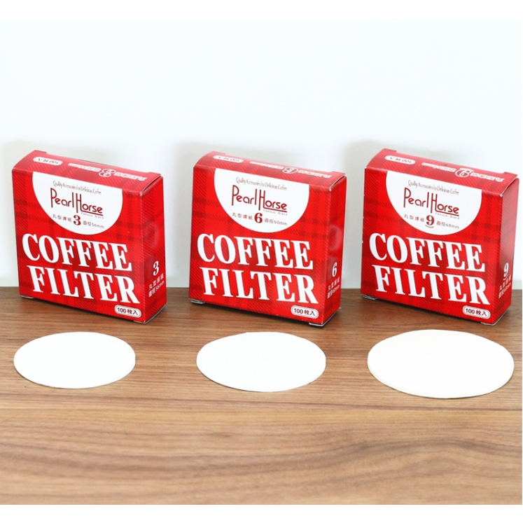 Giấy lọc cà phê màu trắng coffee filter cho ấm Moka pot 