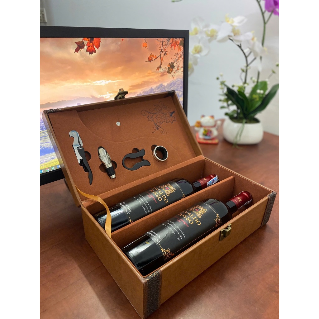 Quà tặng tết rượu vang Chile Osvaldo - Set 2 chai vang