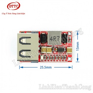 Mạch Buck Hạ Áp DC-DC 5V 3A (Tích Hợp Cổng USB)