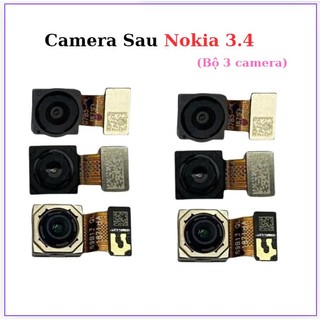 Camera sau Nokia 3.4,bộ 3 camera