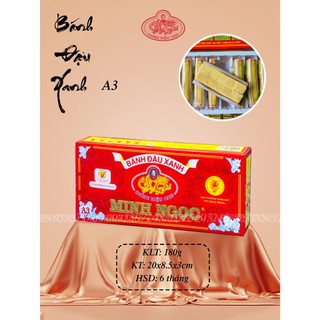  Bánh Đậu Xanh Rồng Vàng Minh Ngọc A3 180g - Đặc Sản Hải Dương 