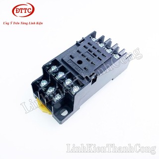 Bộ 2 Chiếc Đế Cắm Relay Trung Gian PYF14A 14 Chân