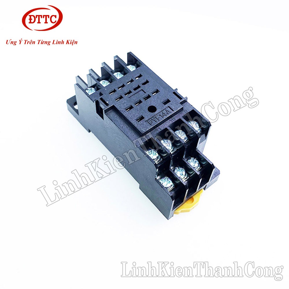 Bộ 2 Chiếc Đế Cắm Relay Trung Gian PYF14A 14 Chân