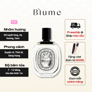 [ Mẫu Thử 10ML ] Nước Hoa Unisex L'eau Papier mùi sang trọng