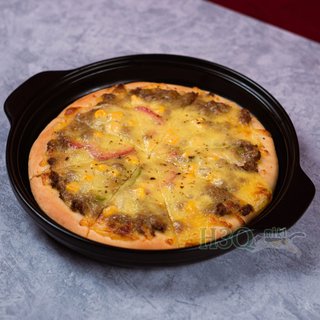 Pizza Tươi Bò Úc Bằm & Ngô Ngọt (Từ Phô Mai New Zealand) H3Q Miki KHÔNG CHẤT BẢO QUẢN Cỡ S-M-L