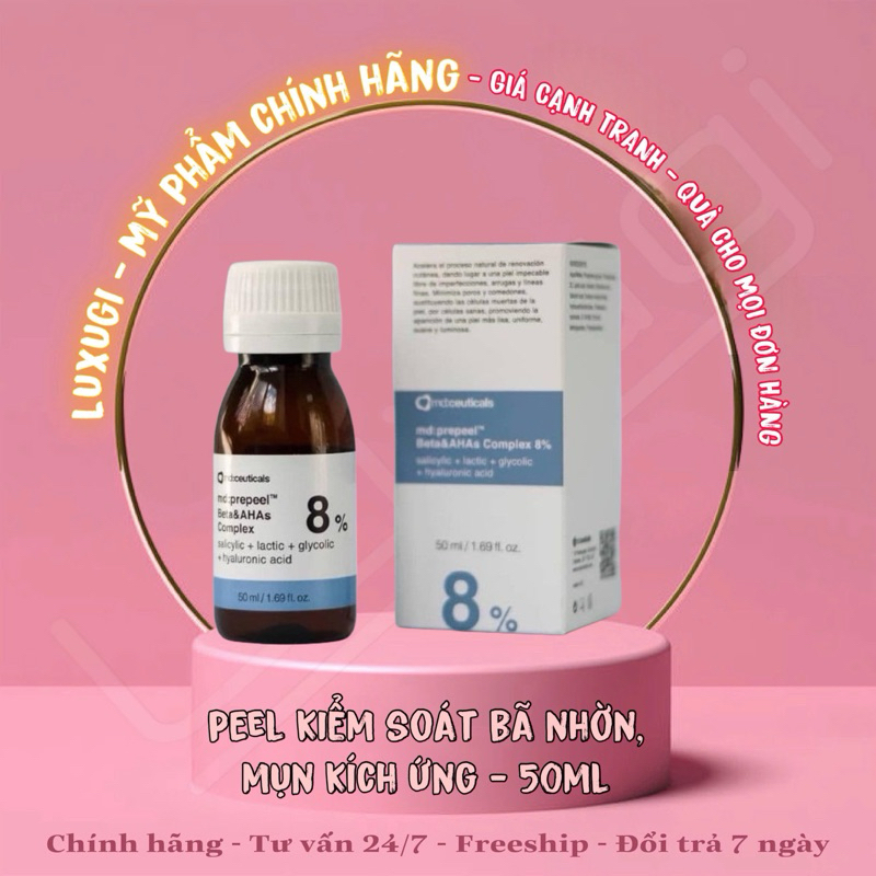 [HÀNG CTY] Md:Prepeel Beta & Ahas Complex 8% – Dung dịch Peel kiểm soát da dầu mụn