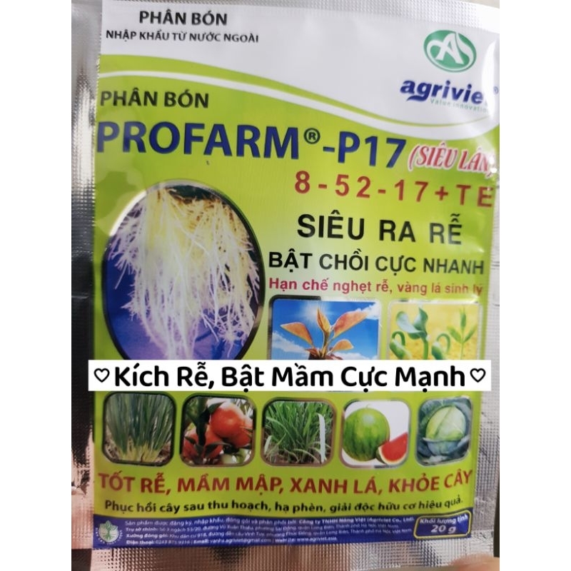 Combo 2 gói Phân bón kích bật mầm, kích ra rễ cực mạnh 🥰phục hồi cây yếu, cây mới trồng hiệu quả cao