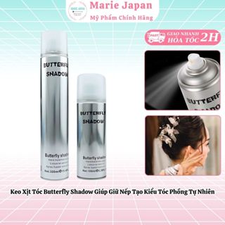 Keo Xịt Tóc Butterfly Shadow Giúp Giữ Nếp Tạo Kiểu Tóc Phồng Tự Nhiên Chai 150ml - 320ml