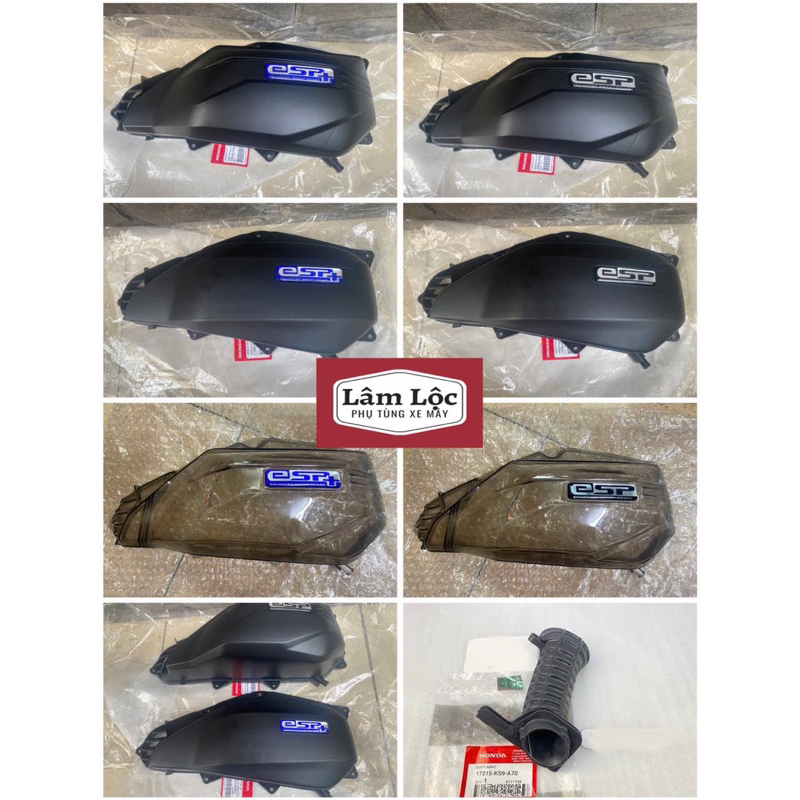 ốp bô e( nắp lọc gió) vario click 2015-2024 chính hãng xe 125- 150 có tem sẵn