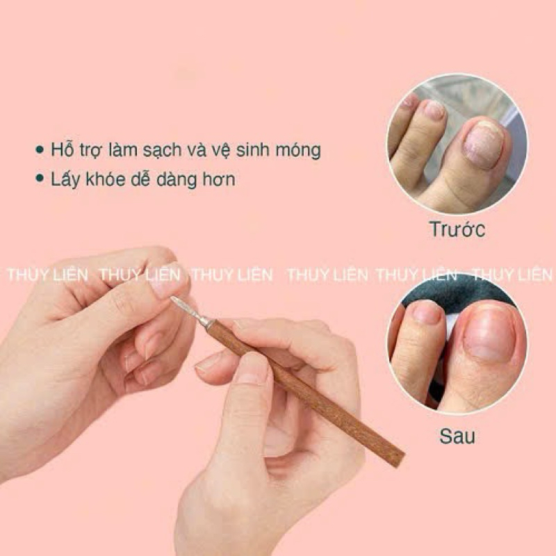 Cây lấy khoé móng tay chân bằng gỗ 1 đầu