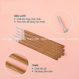 Cây lấy khoé móng tay chân bằng gỗ 1 đầu