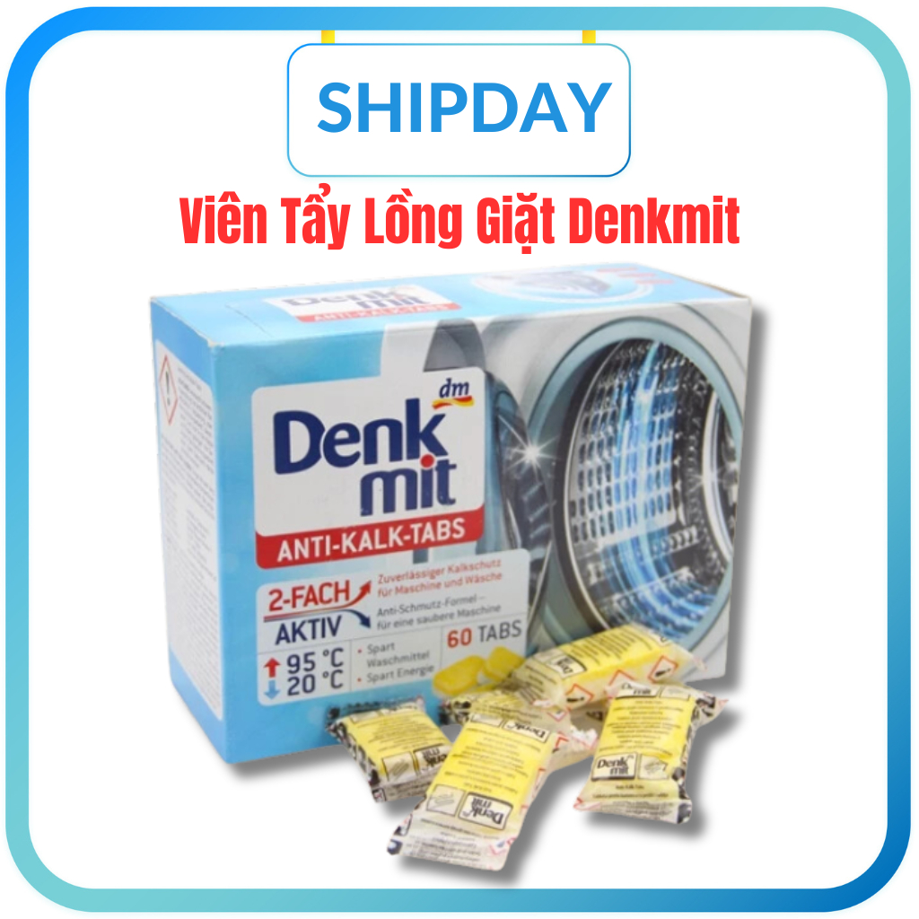 Viên tẩy lồng máy giặt Denkmit - Đức
