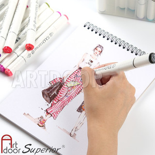 [ARTDOOR] Bút Marker TOUCH SOFT HEAD hai đầu cây lẻ (full) - [xả kho]
