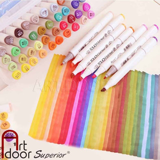 [ARTDOOR] Bút Marker TOUCH SOFT HEAD hai đầu cây lẻ (full) - [xả kho]