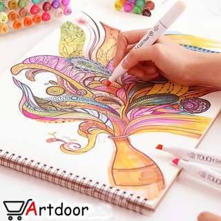 [ARTDOOR] Bút Marker TOUCH SOFT HEAD hai đầu cây lẻ (full) - [xả kho]